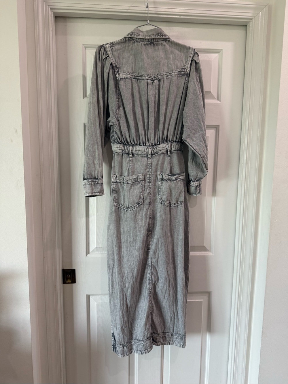 Mad Love Denim Midi Dress Moonstone - Picture 4 of 4